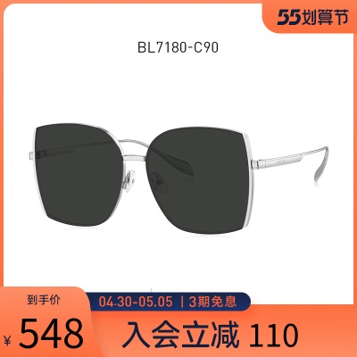 BOLON暴龙眼镜2022新品太阳镜金属偏光墨镜女款时尚太阳镜BL7180