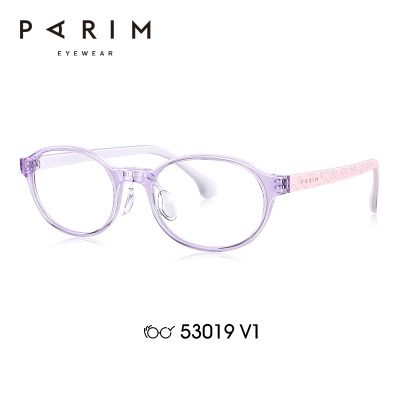 53019 V1-透明浅紫+浅紫/粉色